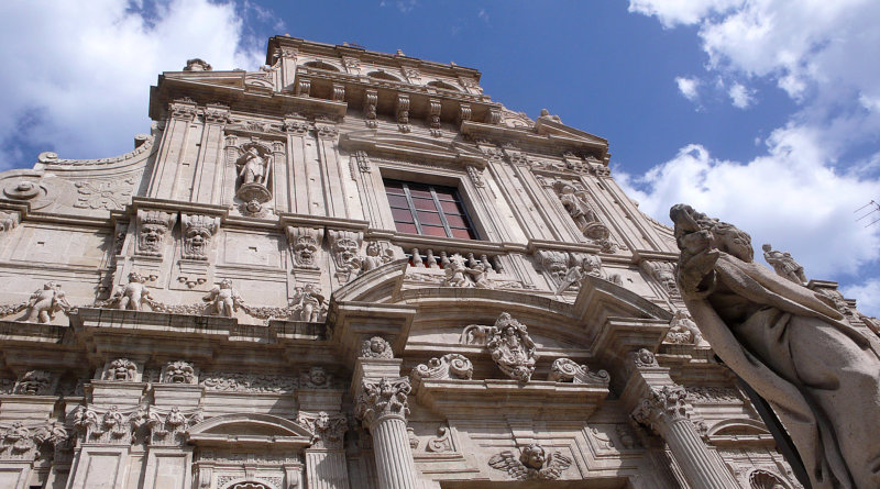 Facciata di una chiesa ad Acireale