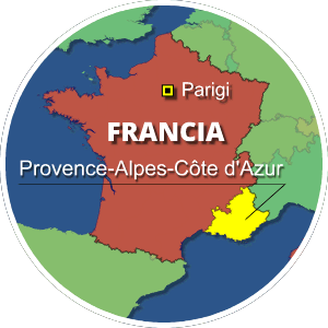 mappa francia provenza mercantour