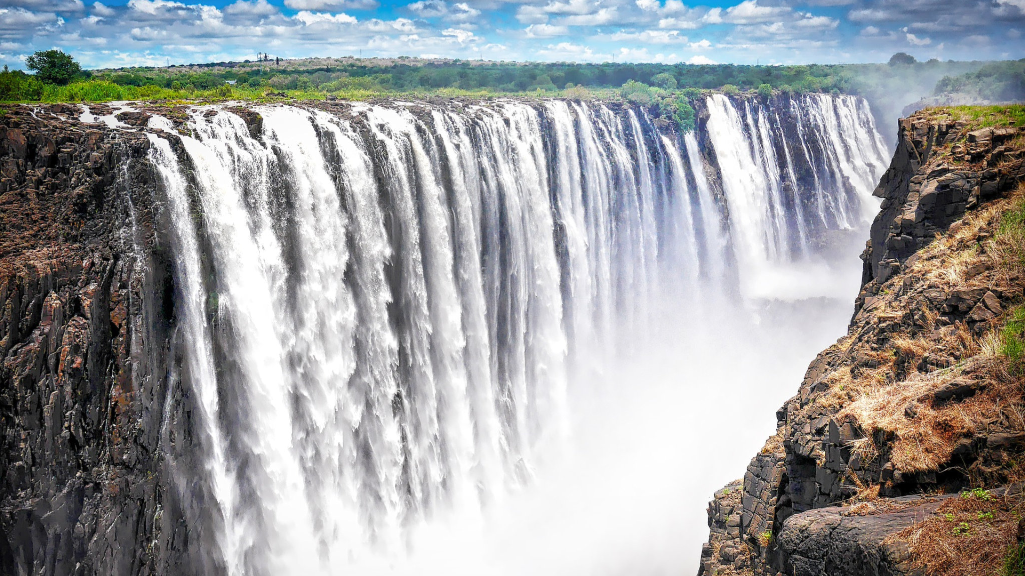 cascate vittoria zambia waterfall featured